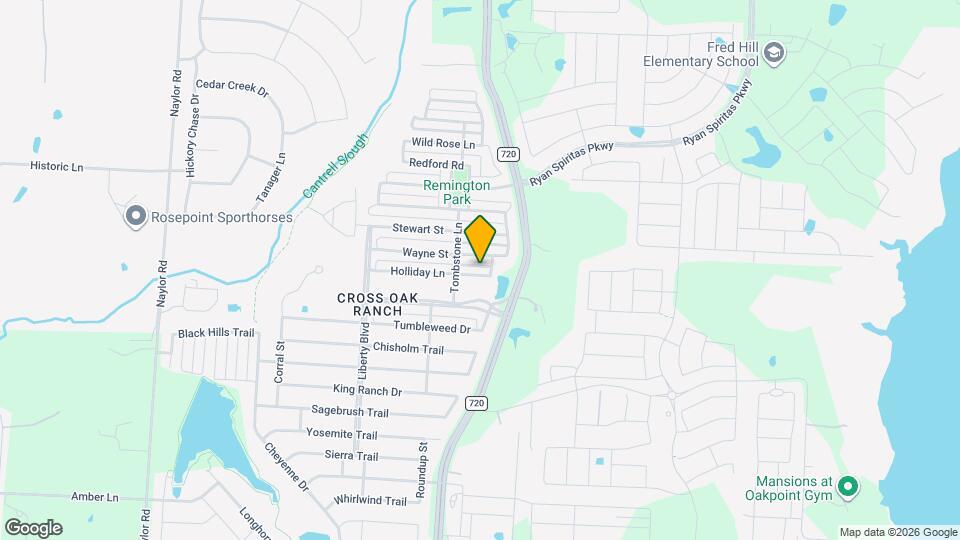 9129 Holliday Ln Map and Location Details