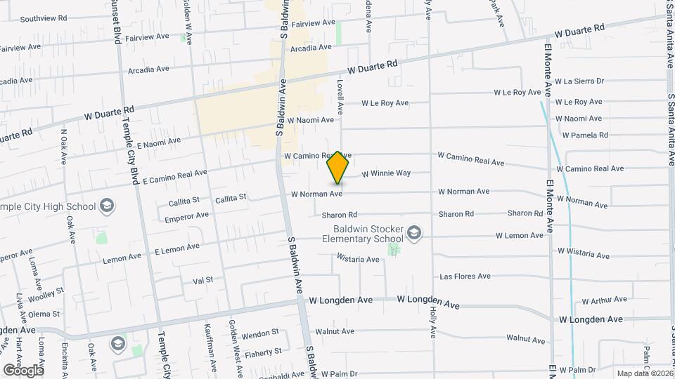 1615 Lovell Ave Mapa y Detalles de la Ubicación