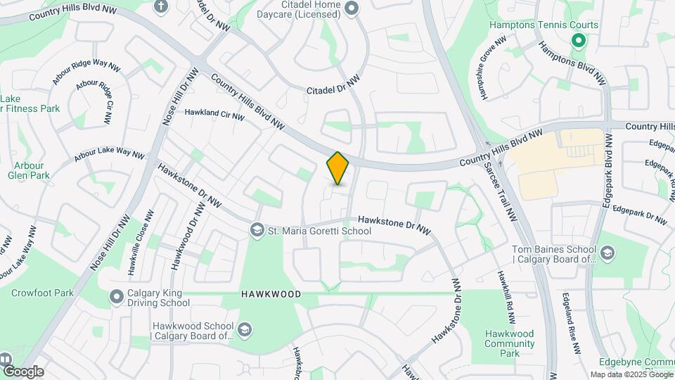 307 Hawkstone NW Map and Location Details