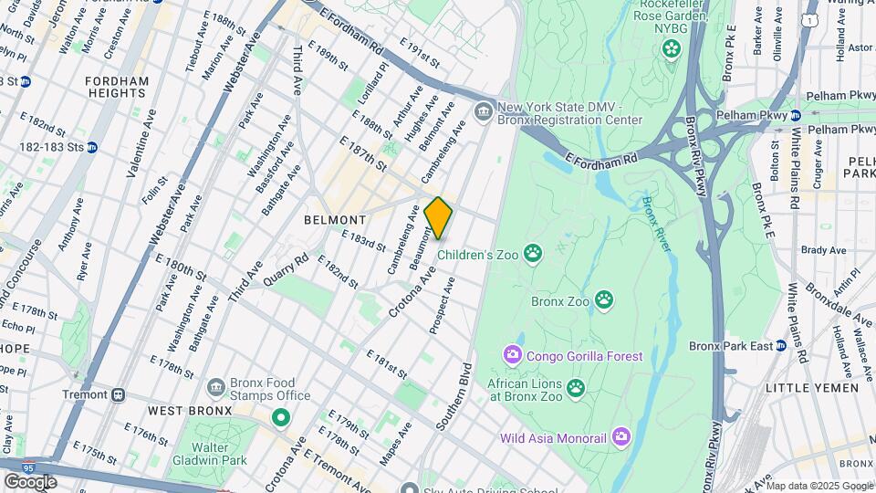 2311 Crotona Ave Map and Location Details