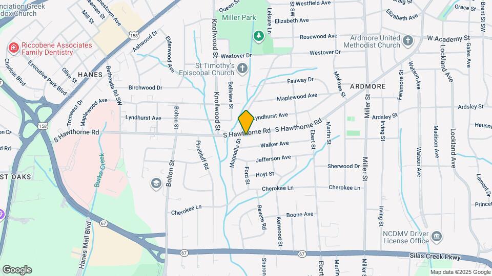 1245 S Hawthorne Rd Map and Location Details