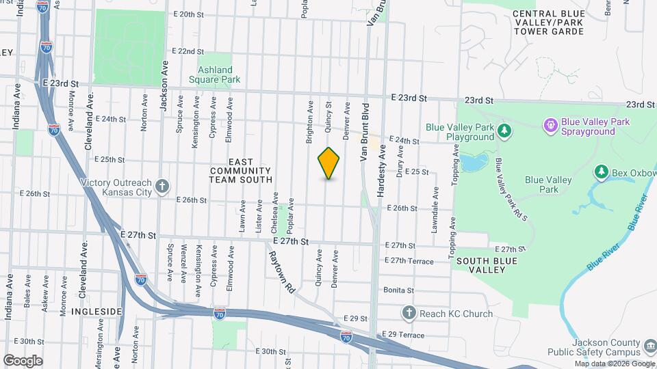 2521 Quincy St Map and Location Details