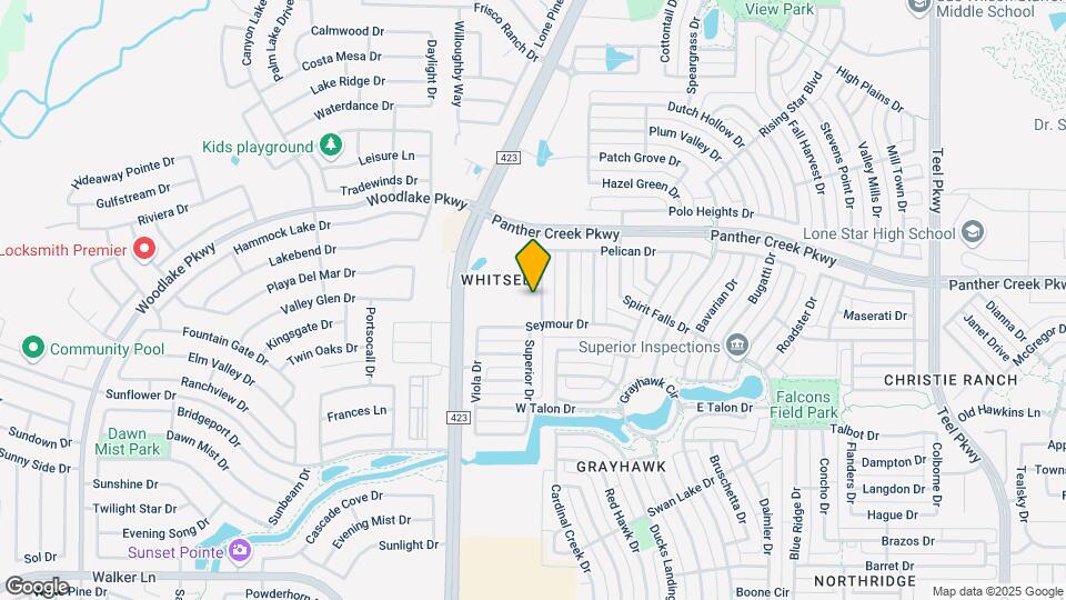 13307 Cottage Grove Dr Map and Location Details