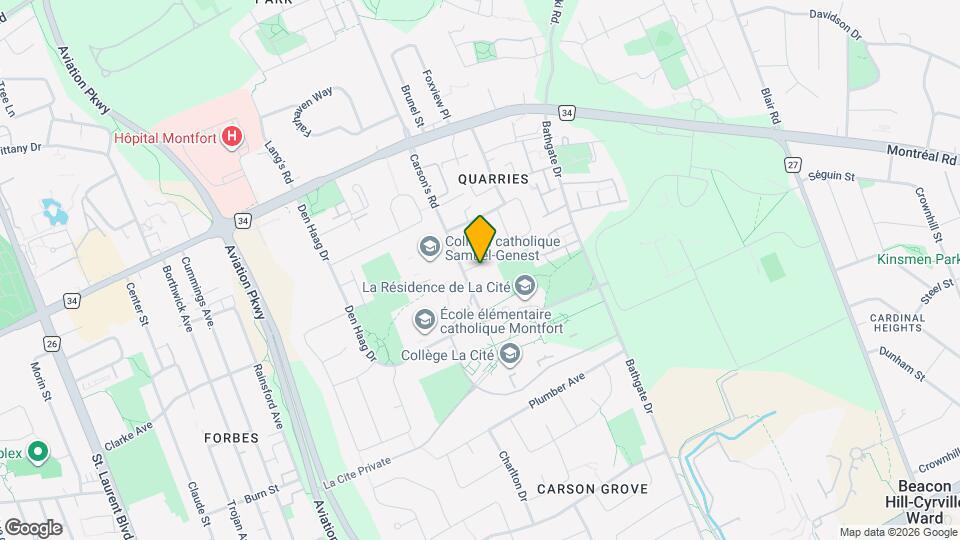 884 Charleswood Av Map and Location Details