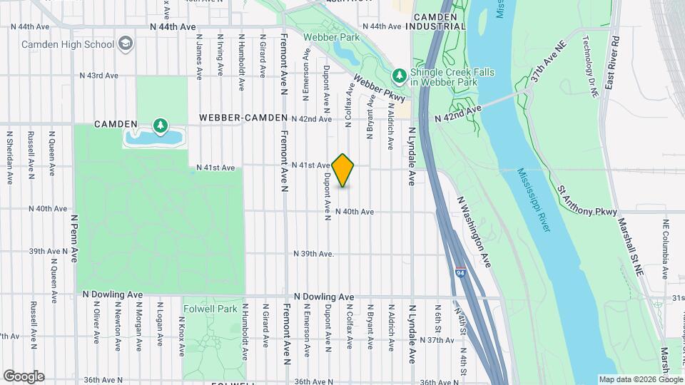 4021 N Colfax Ave Mapa y Detalles de la Ubicación