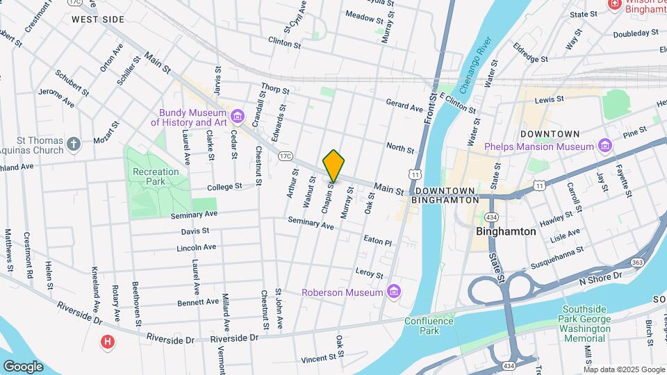 140 Chapin St Map and Location Details