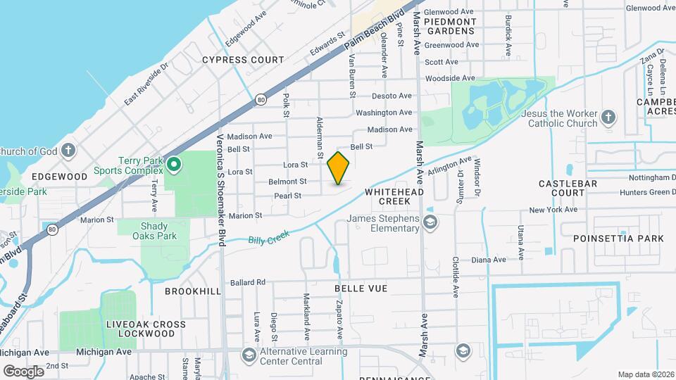 3953 Pearl St Map and Location Details