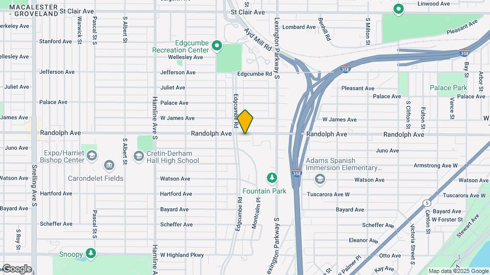 1164 Randolph Ave Map and Location Details