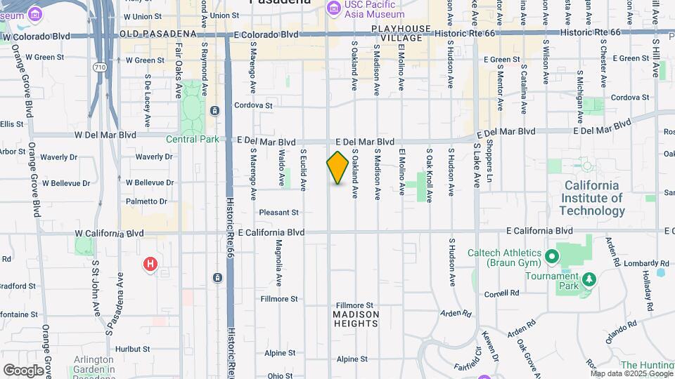 450 Los Robles Ave Map and Location Details