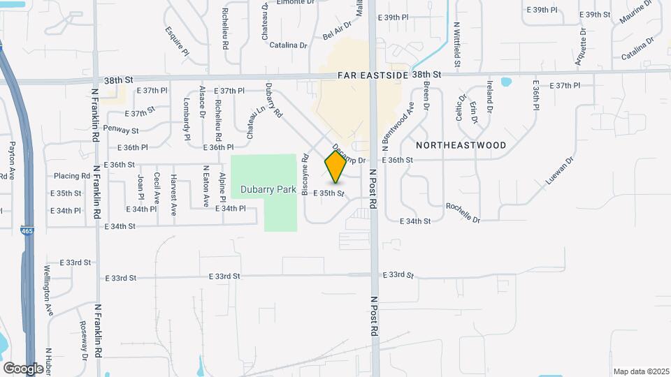 8830 E 35th St Map and Location Details