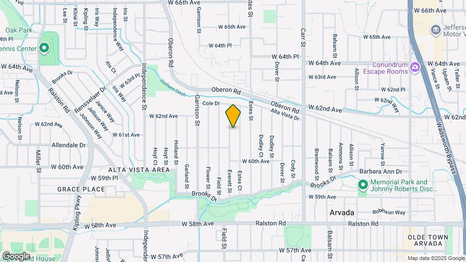 6110 Everett St Mapa y Detalles de la Ubicación