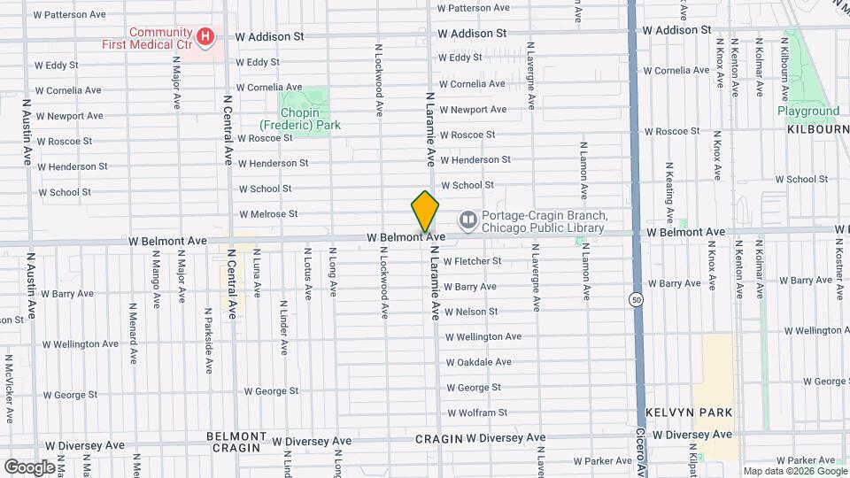 5205 W Belmont Ave Map and Location Details