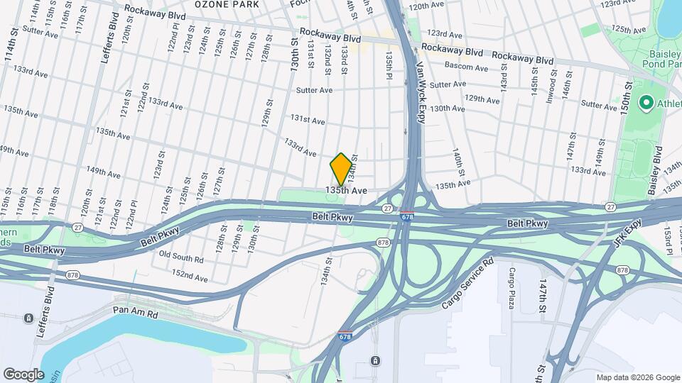 13414 135th Ave, Unit 1st Floor Mapa y Detalles de la Ubicación