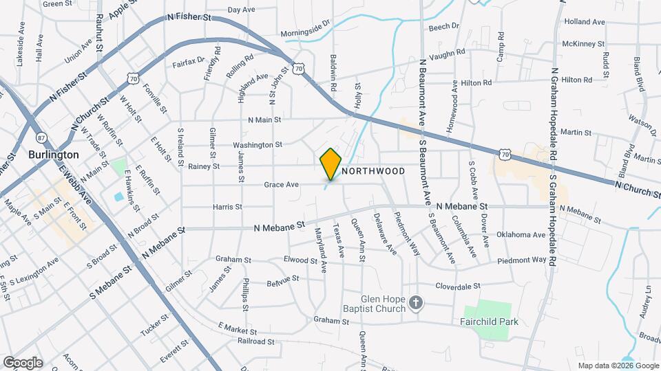 1115 Grace Ave Map and Location Details