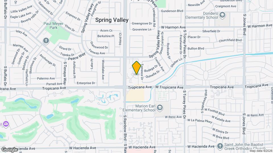 4824 Nara Vista Way Map and Location Details
