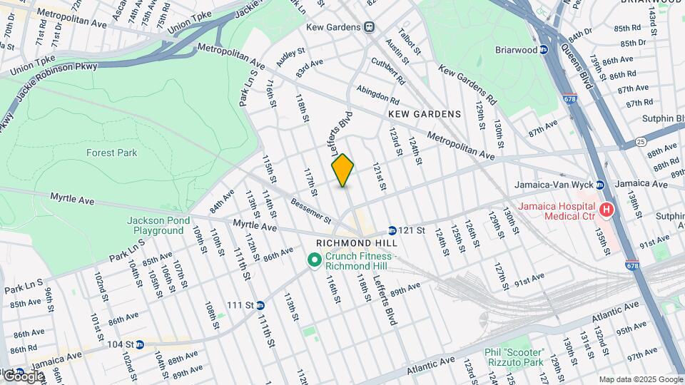 85-24 Lefferts Blvd Map and Location Details