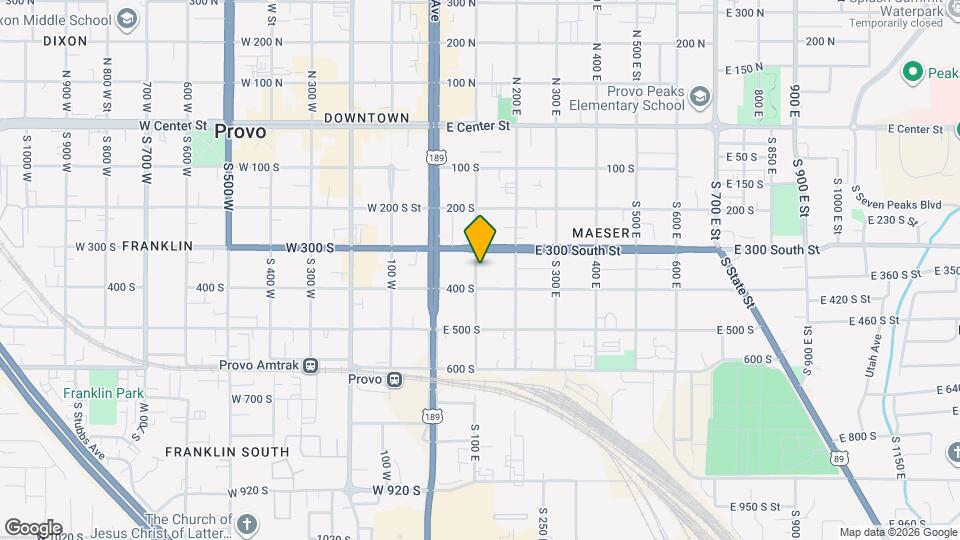 347 S 100 E Map and Location Details