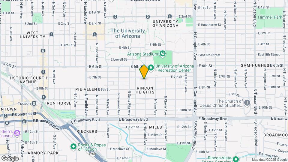 339 N Highland Ave, Unit Back Unit Mapa y Detalles de la Ubicación