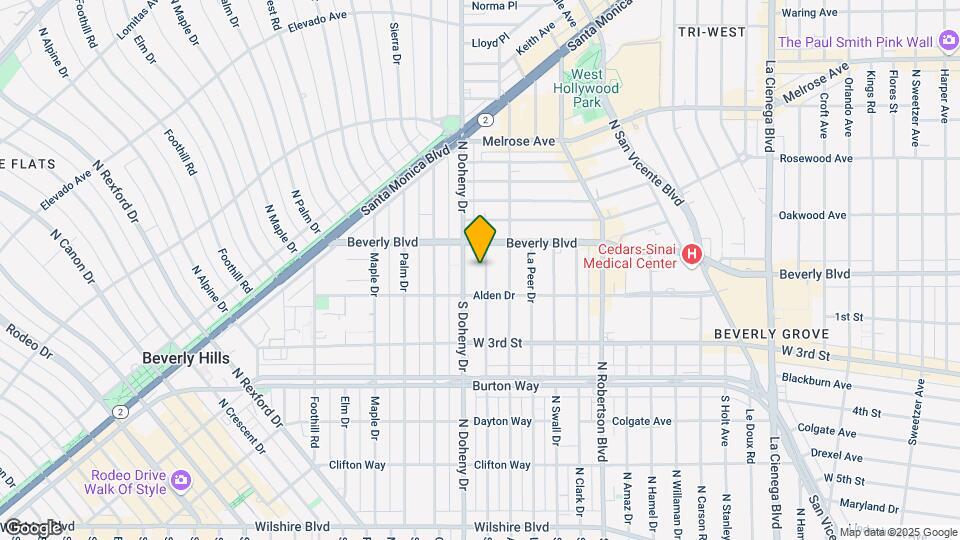 131 N Wetherly Dr Map and Location Details