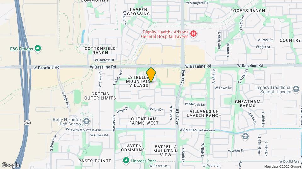 5229 W Beautiful Ln Map and Location Details