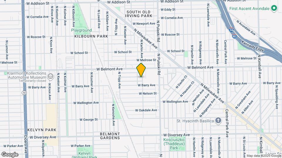 4101 W Fletcher St Map and Location Details