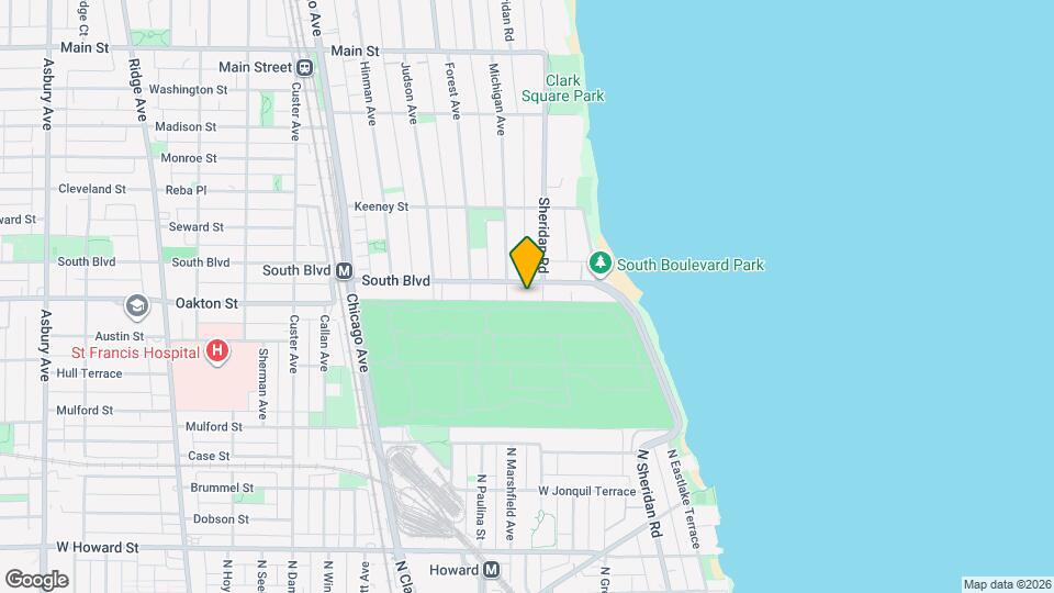 114 South Blvd, Unit 2 Mapa y Detalles de la Ubicación