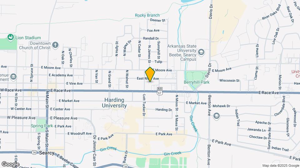 504 N Cross St-Unit -1 Map and Location Details