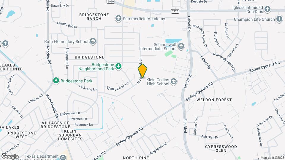 21330 N Tangle Creek Ln Map and Location Details