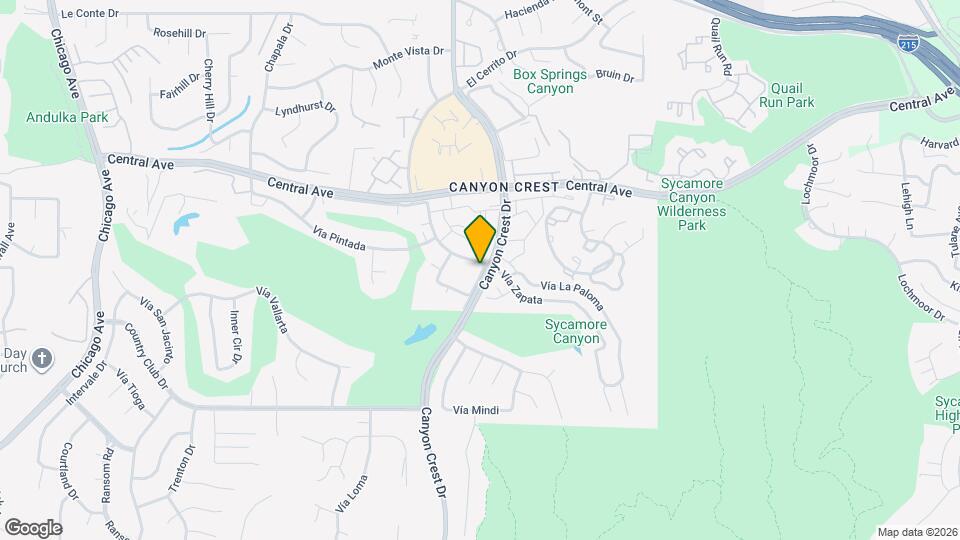 Canyon Oak Apartments Map and Location Details