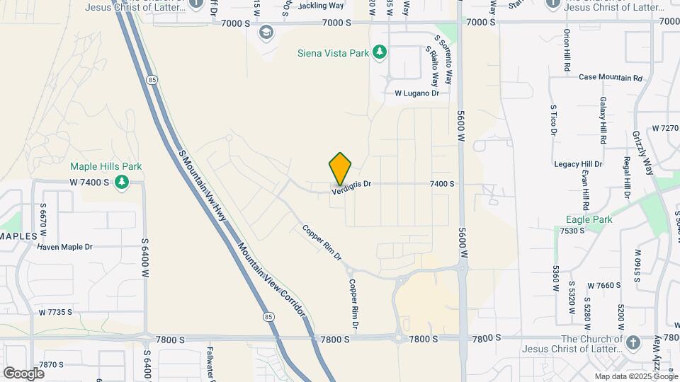 5908 Verdigris Dr Map and Location Details