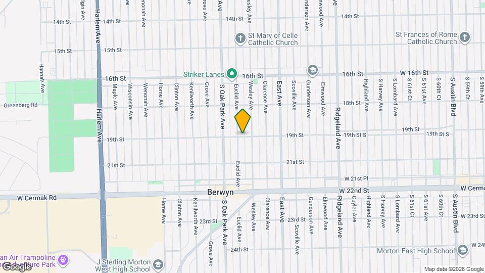 6711 19th St Map and Location Details