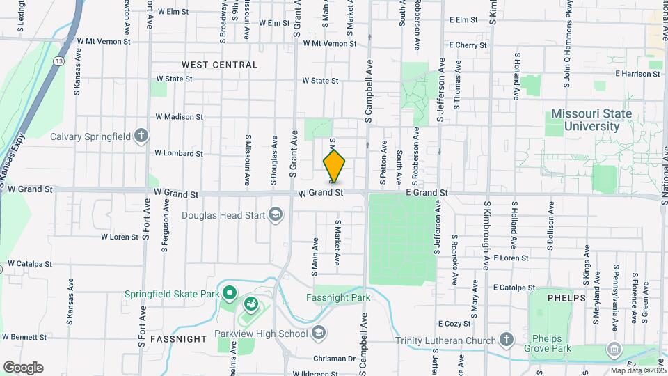 459 W Grand St Map and Location Details