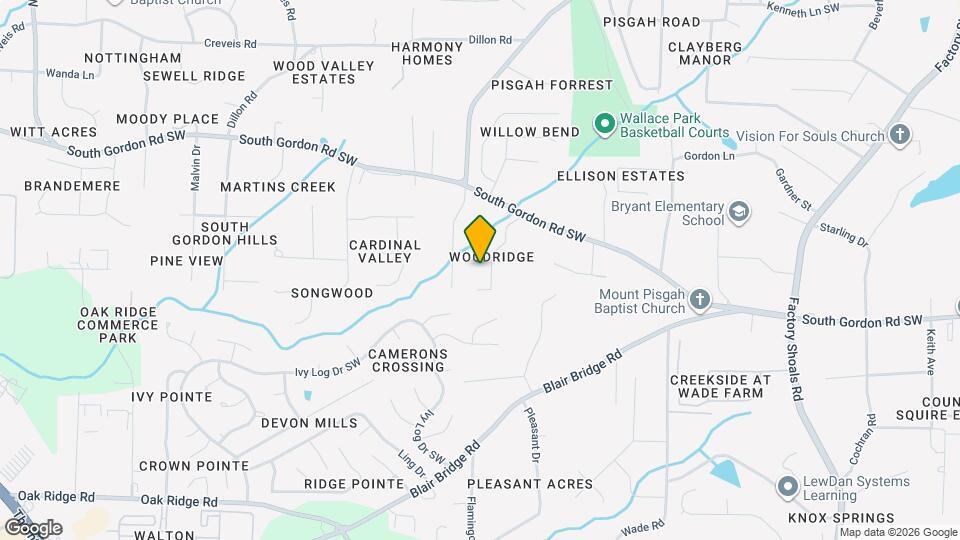 6638 Shady Ridge Ln Map and Location Details