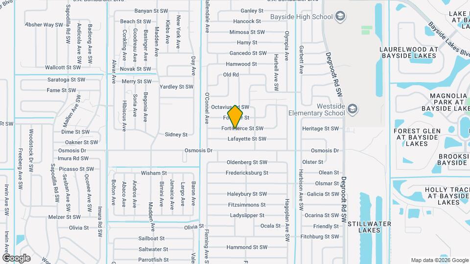 542 Fort Pierce St SW Map and Location Details