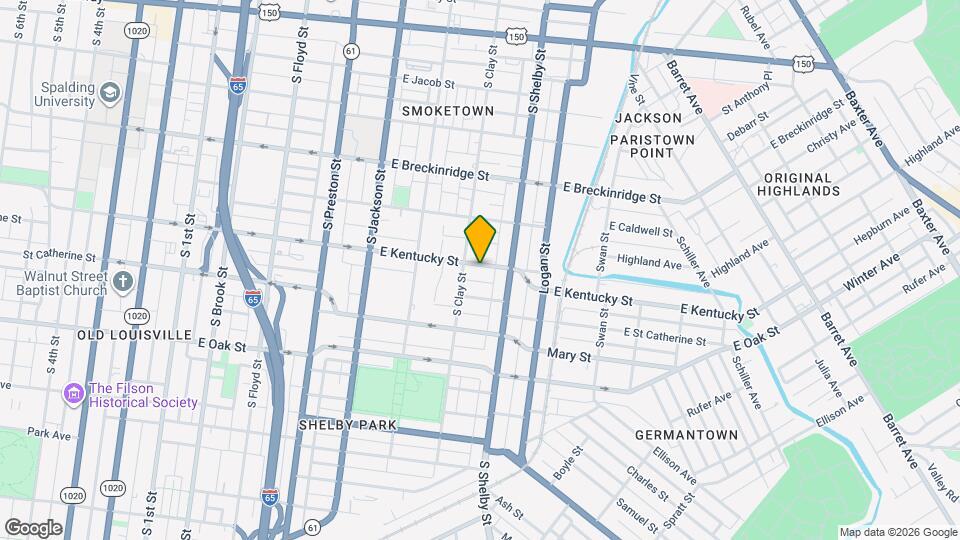 714 E Kentucky St Map and Location Details