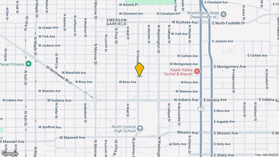 2102 N Howard St Map and Location Details