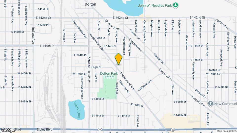 14527 Irving Ave Map and Location Details