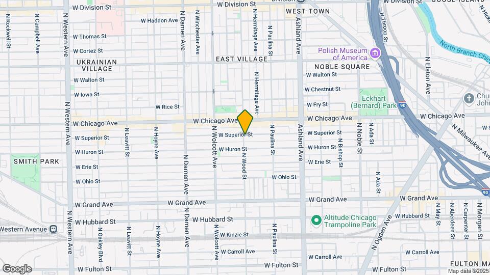 1759 W Superior St Mapa y Detalles de la Ubicación