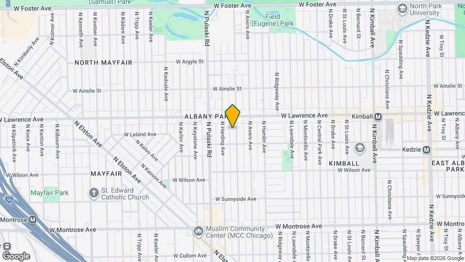 4726 N Springfield Ave Map and Location Details