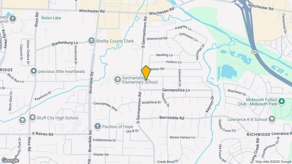 7204 Germanshire Oaks Cove Map and Location Details