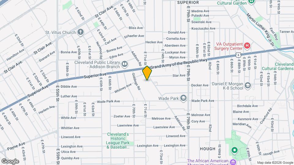 Eliza Bryant Map and Location Details