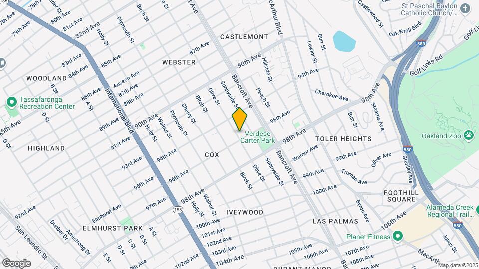 9520 Olive St Map and Location Details