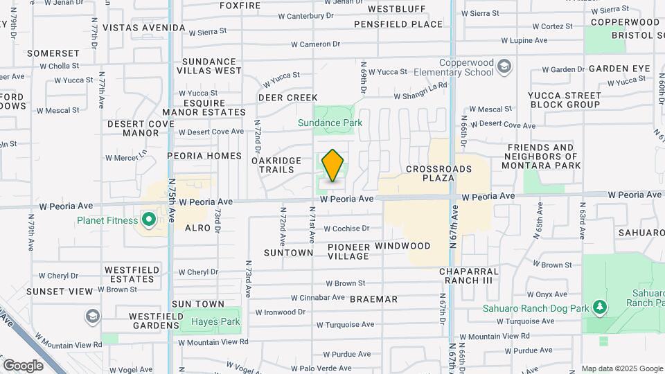 7026 Cesar St Map and Location Details