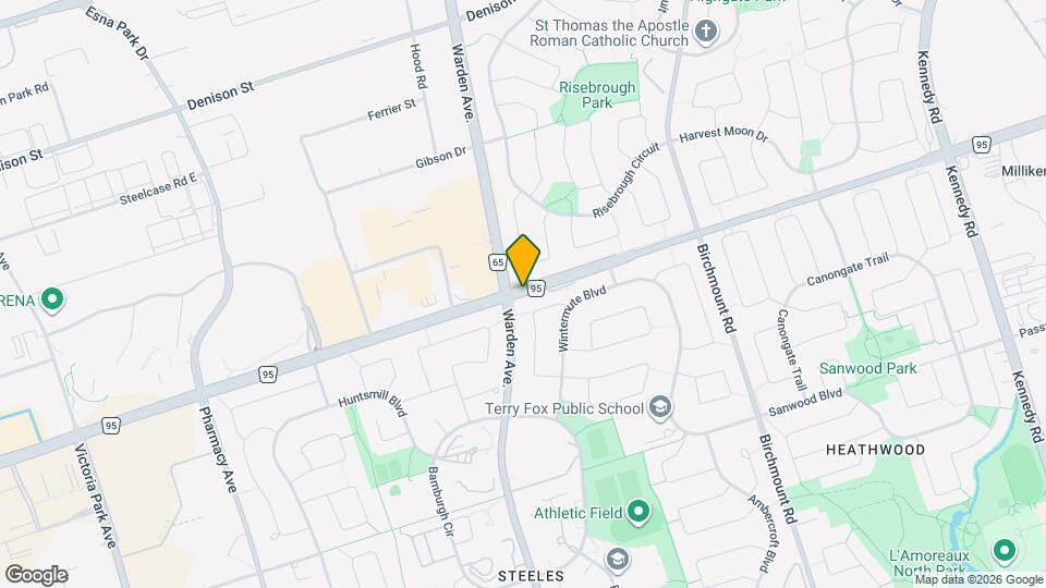 4101 Steeles Ave E Map and Location Details