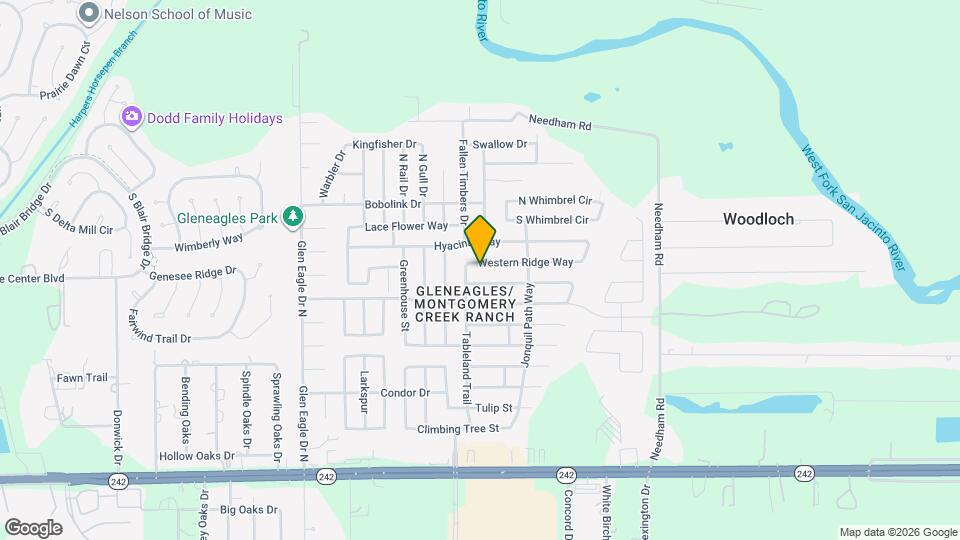 9912 Western Ridge Way Map and Location Details