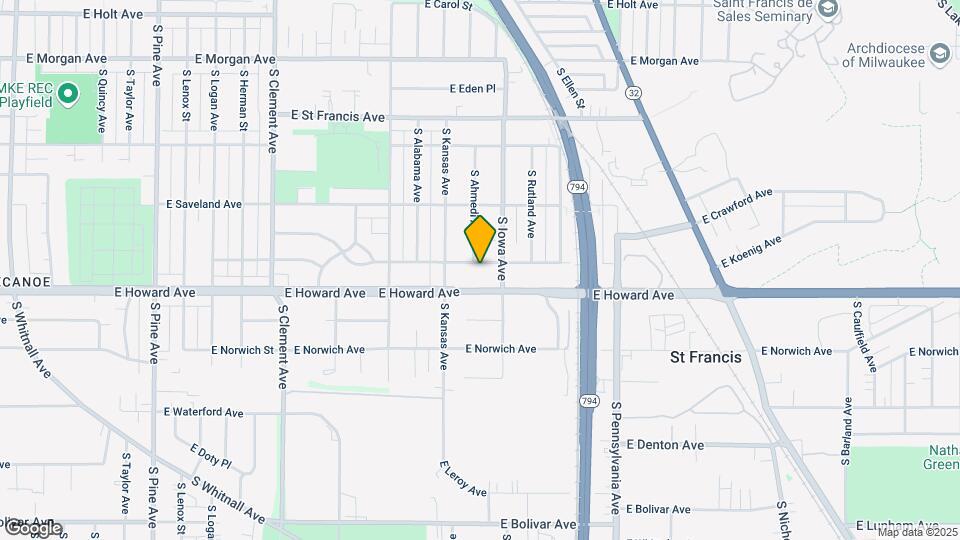 1903 E Tripoli Ave Map and Location Details
