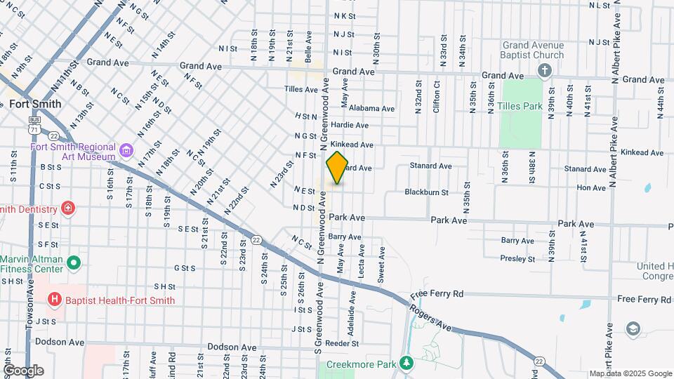 501 N May Ave, Unit #4 Map and Location Details