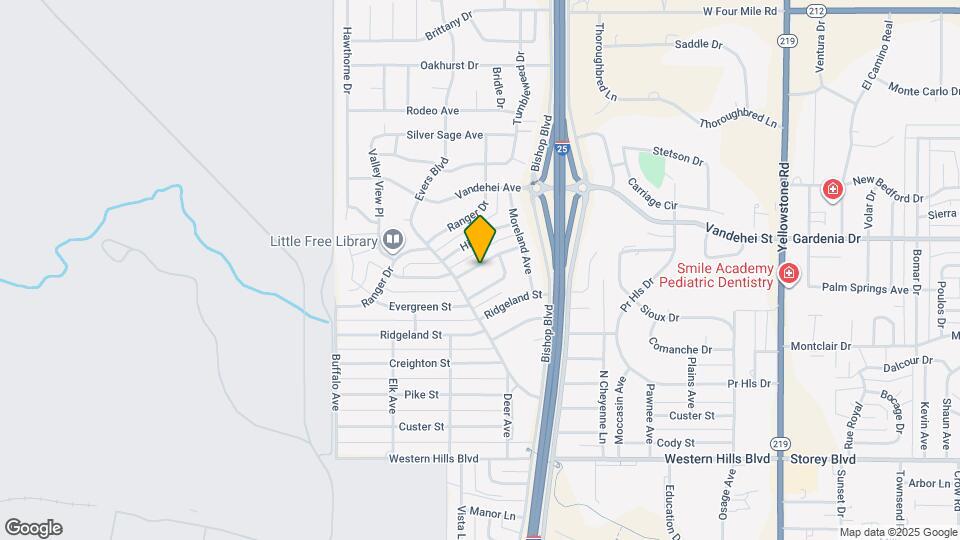 727 Golden Hill St Map and Location Details