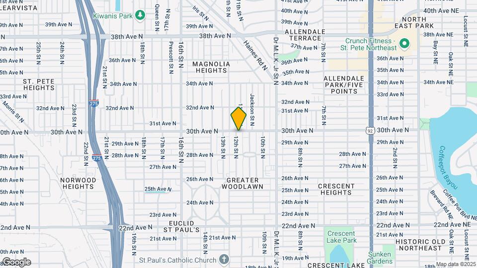 1146 30th Ave N Map and Location Details