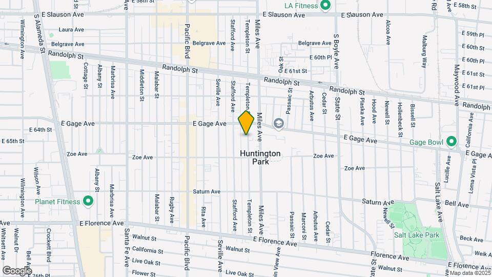 6439 Templeton St Map and Location Details